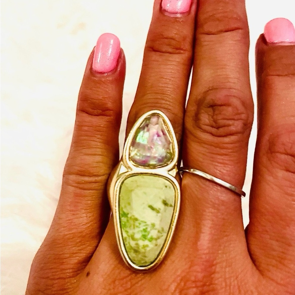 Kendra Scott Margot Gold Vintage Cocktail Ring